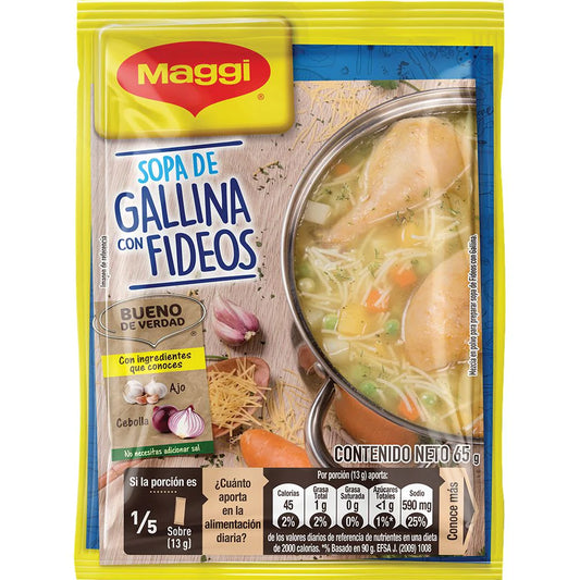 Maggi gallina con fiedos